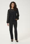 Блуза Kaffe TRICIA , Black Deep/Mottled Black - фото 2