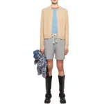 Флисовые спортивные шорты Acne Studios, светло-серый - фото 3