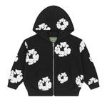 Худи Denim Tears Wreath Zip Hoodie, Black - фото
