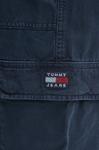 Хлопковые брюки Tommy Jeans, темно-синий - фото 4