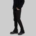 Джинсы Unisex UNKNOWTAL, черные (с потертостями) - фото 7