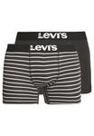 Трусы Vintage Stripe Boxer 2 Pack Levi's, угольно-черные - фото 5