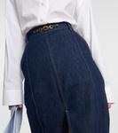 Джинсовая юбка миди Patou, синий - фото 4