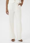 Брюки ANETT WIDE Cream, белый - фото