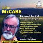 CD диск McCabe / Schubert / Howard / Casken: Farewell Recital - фото