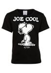 Футболка с принтом PEANUTS JOE COOL LOGOSHIRT, черный - фото 3