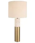 27,5-Дюймовая настольная лампа Gravitas Uttermost, brass - фото