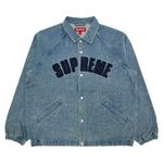 Куртка Supreme Arc Denim Coaches Jacket, Washed Indigo - фото
