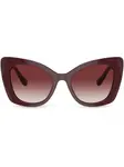 Солнцезащитные очки DG Devotion Dolce & Gabbana Eyewear, красный - фото