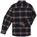 Рубашка Brushed effect Check pattern Overshirt Tommy Hilfiger, синий - фото 4