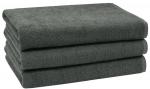 Банные полотенца Zollner 00000339 3er-Set, антрацит - фото