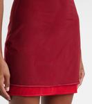 Розовое мини-платье Oséree, Merlot Red - фото 5