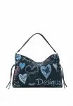 Большая сумка с граффити Desigual, Black - фото 2