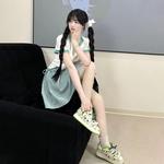 Кроссовки Doraemon Skateboarding Shoes Unisex Low-top, синий - фото 68