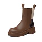 Ботинки Short Chelsea Boots 8.3cm Women's YEARCON, коричневый - фото 7