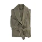 Текстовый шевронный узор халата Hudson Park Collection, зеленый - фото 4