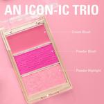 Румяна Blush Icon Palette Revolution Beauty, Aura Points Rose - фото 7