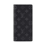 Кошелёк Brazza Monogram Eclipse Black LOUIS VUITTON - фото