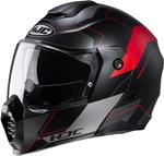 Шлем HJC c80 rox, Black Matt/Red - фото 2