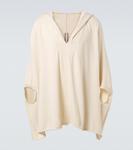 Хлопковая рубашка с капюшоном Rick Owens, Natural - фото