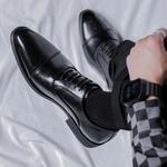 Мужские черные туфли V ZERO FIVE - фото 2