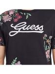 Цветы на футболках Guess, черный - фото 2