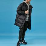 Пуховая куртка мужская черно-белая альпинистская - фото 5