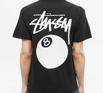 Футболка серии 8-ball унисекс Stussy, белый - фото 9