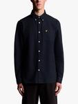 Хлопковая рубашка Oxford Lyle & Scott, Dark Navy - фото