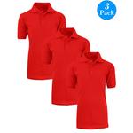 Школьная форма Galaxy by Harvic для мальчиков Polo-3 Pack Galaxy By Harvic, красный - фото 4