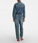 Джинсовый комбинезон Marant Etoile, Faded Blue - фото 3