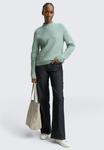 Джемпер TOM TAILOR DENIM PULLOVER RELAXED FIT MIT STEHKRAGEN, Silver/Cloud Blue Melange/Light Blue - фото 2