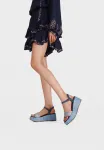 Сандалии на платформе Queen Helena, Blu - фото