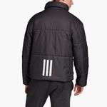 Стеганая куртка мужская черная Adidas, черный - фото 4