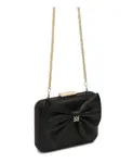 Клатч с большим бантом спереди Kazar, черный - фото 2