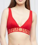 Бюстгальтер Versace с узором, красный - фото