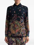 Рубашка с принтом "пейсли" Etro, синий - фото 2