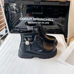 Непромокаемые термо детские ботинки Leather KINDDOG, черный - фото 12