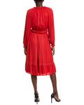 Платье миди со сборками T Tahari, красный - фото 2
