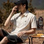 Рубашка унисекс Mizuno, хаки - фото 5