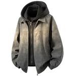 Пуховик Unisex X1617, coffee puffer jacket - фото 3