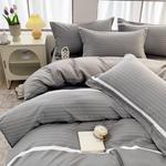 Antarctic Пододеяльник 150х200 см, плотный флис, полосатый серый - фото 6