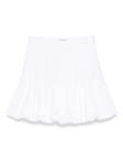 SANDRO хлопковая юбка, белый - фото
