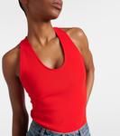 Джемпер-боди Alaïa, Rouge Vif - фото 5