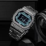 Унисекс часы G-SQUAD Series 43.2 мм серебристо-голубые CASIO - фото 6