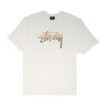 Футболка Stussy Stock Fade 'White', белый - фото