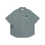 Рубашка в клетку от A Bathing APE Aape, синий - фото