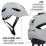 Велосипедный шлем Crazy Safety, белый - фото 3