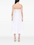 STAUD платье миди Wylie, белый - фото 4