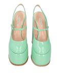 Туфли Casadei, светло-зеленый - фото 4